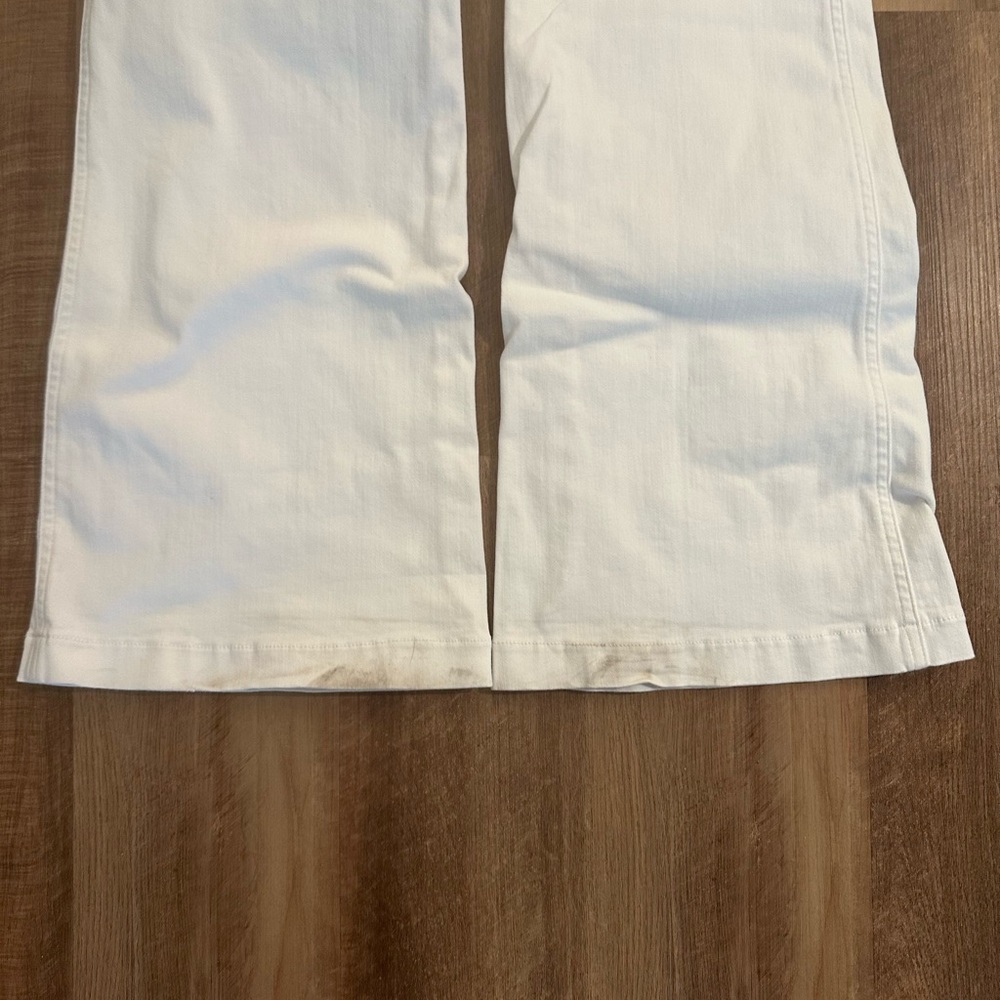 SPANX Shaping Flare Jeans | White | Petite XL | High-Rise - Picture 4 of 6